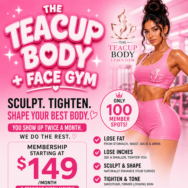 Basic Maintenance Membership at The Teacup Body Sculpt & Glow in Hillside, IL